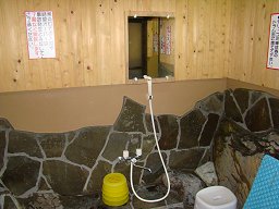 白岩温泉 「 清流石の湯 」 洗い場