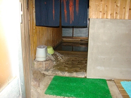 北乃園温泉 「 男湯 」 浴室入口