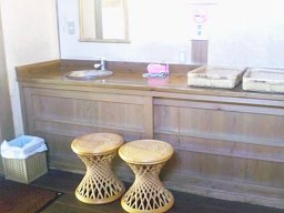 美奈宜の杜温泉 「 ふじの湯 」 洗面所