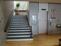 「 パレア 」 階段とエレベーター